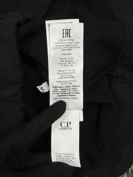 C.P. Company Diagonal Fleece 2/1 Goggle Hoodie