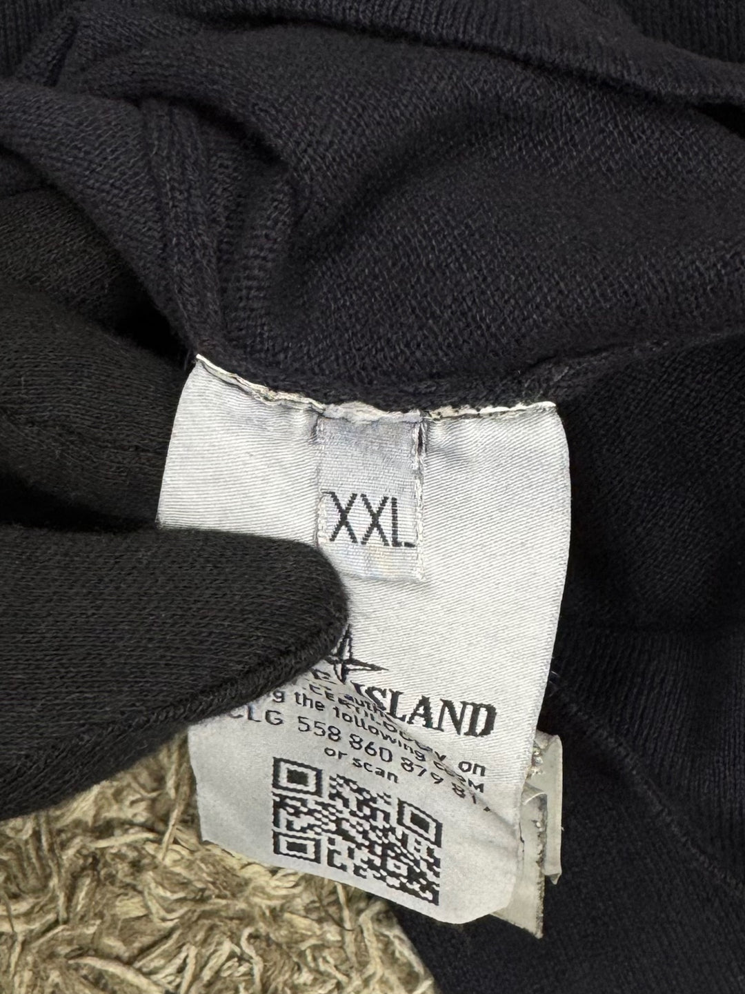 Stone Island Felpa Zip Cotone