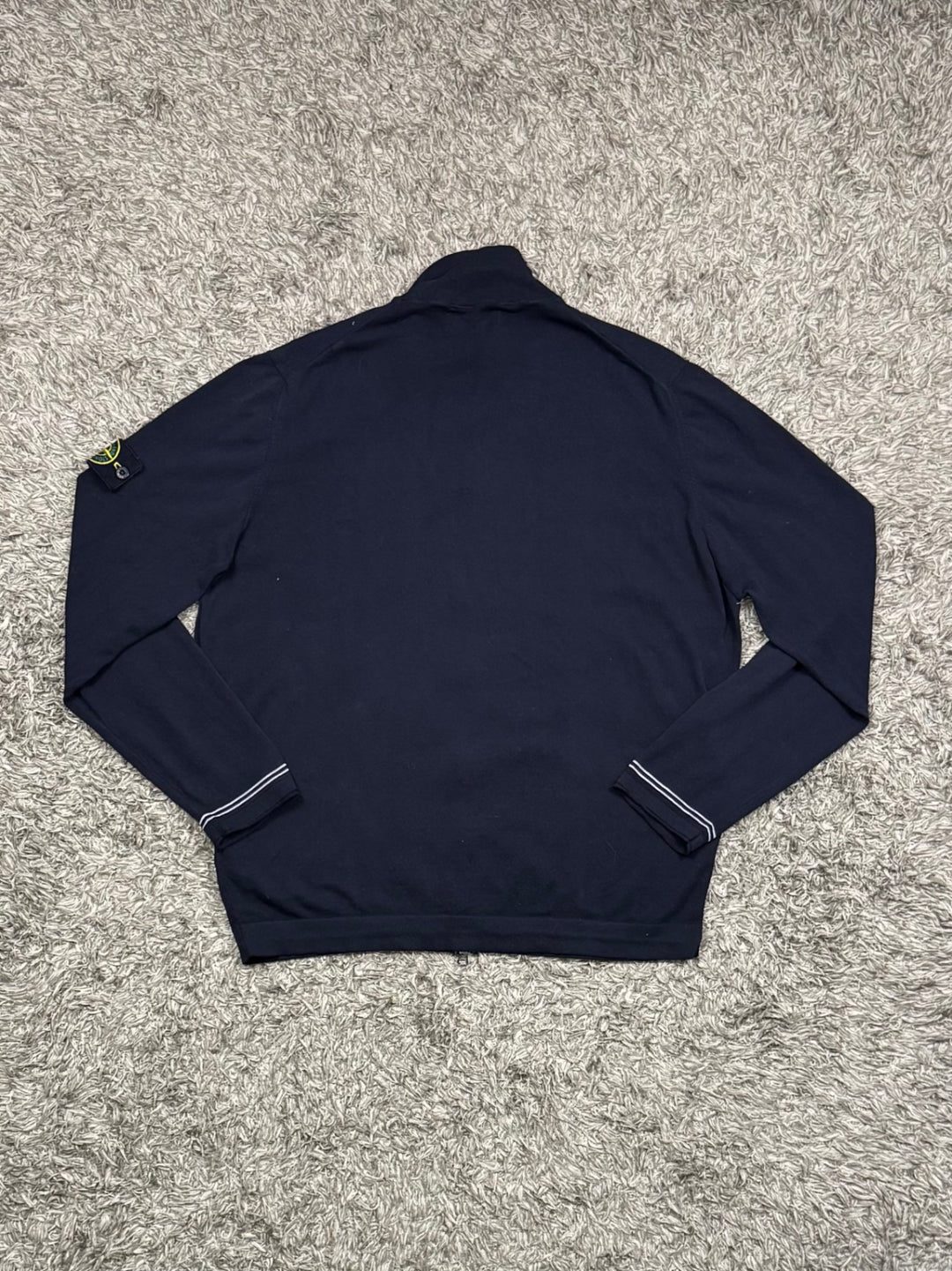 Stone Island Felpa Zip Cotone