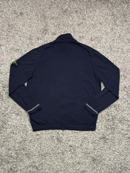 Stone Island Felpa Zip Cotone