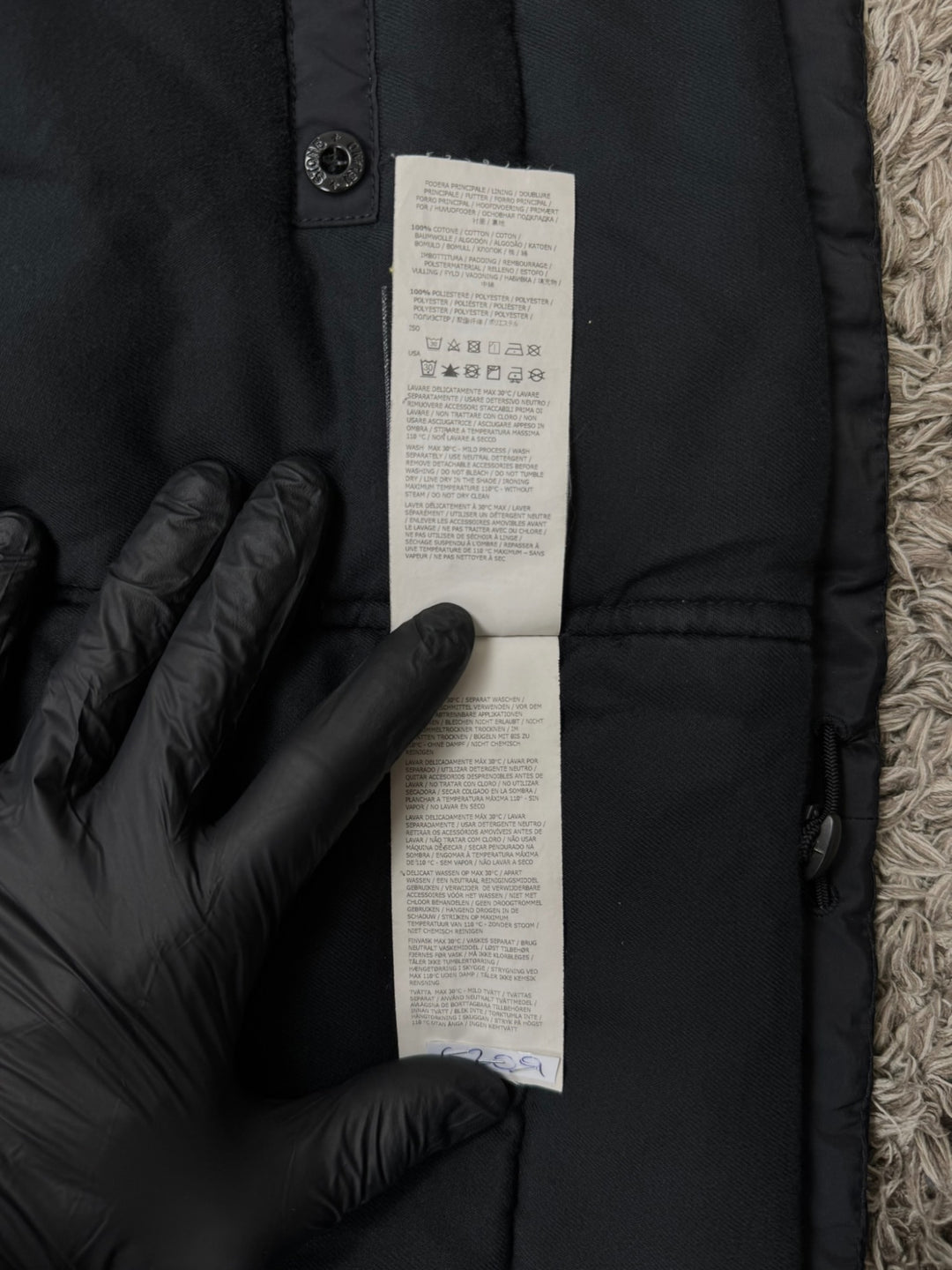 Stone Island parka micro reps in primaloft