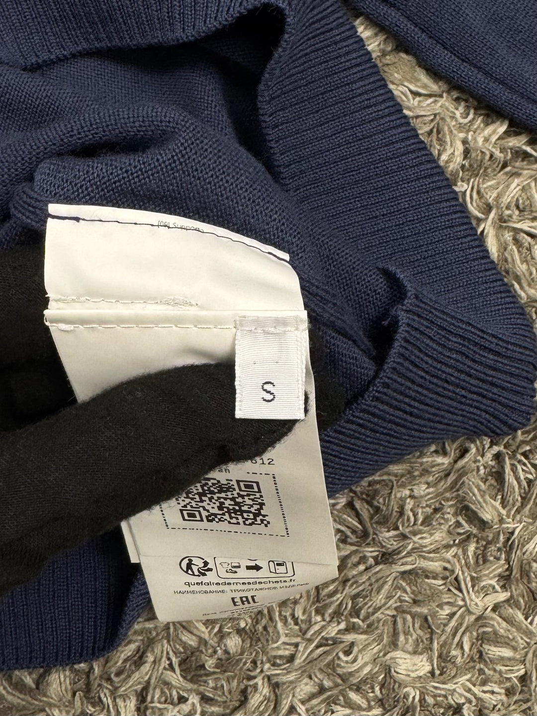 Stone Island Maglione In Lana Collo Alto