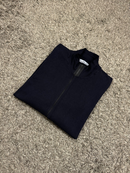 Stone Island Felpa Zip Cotone