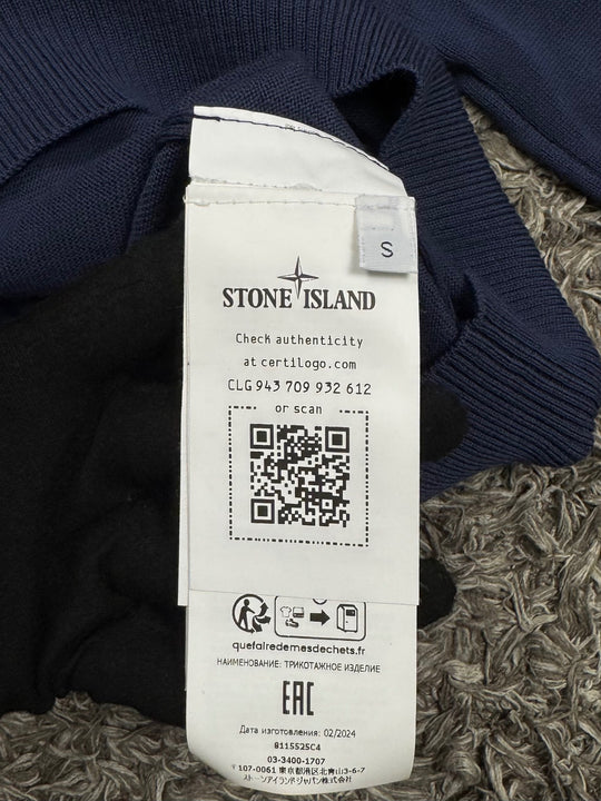 Stone Island Maglione In Lana Collo Alto