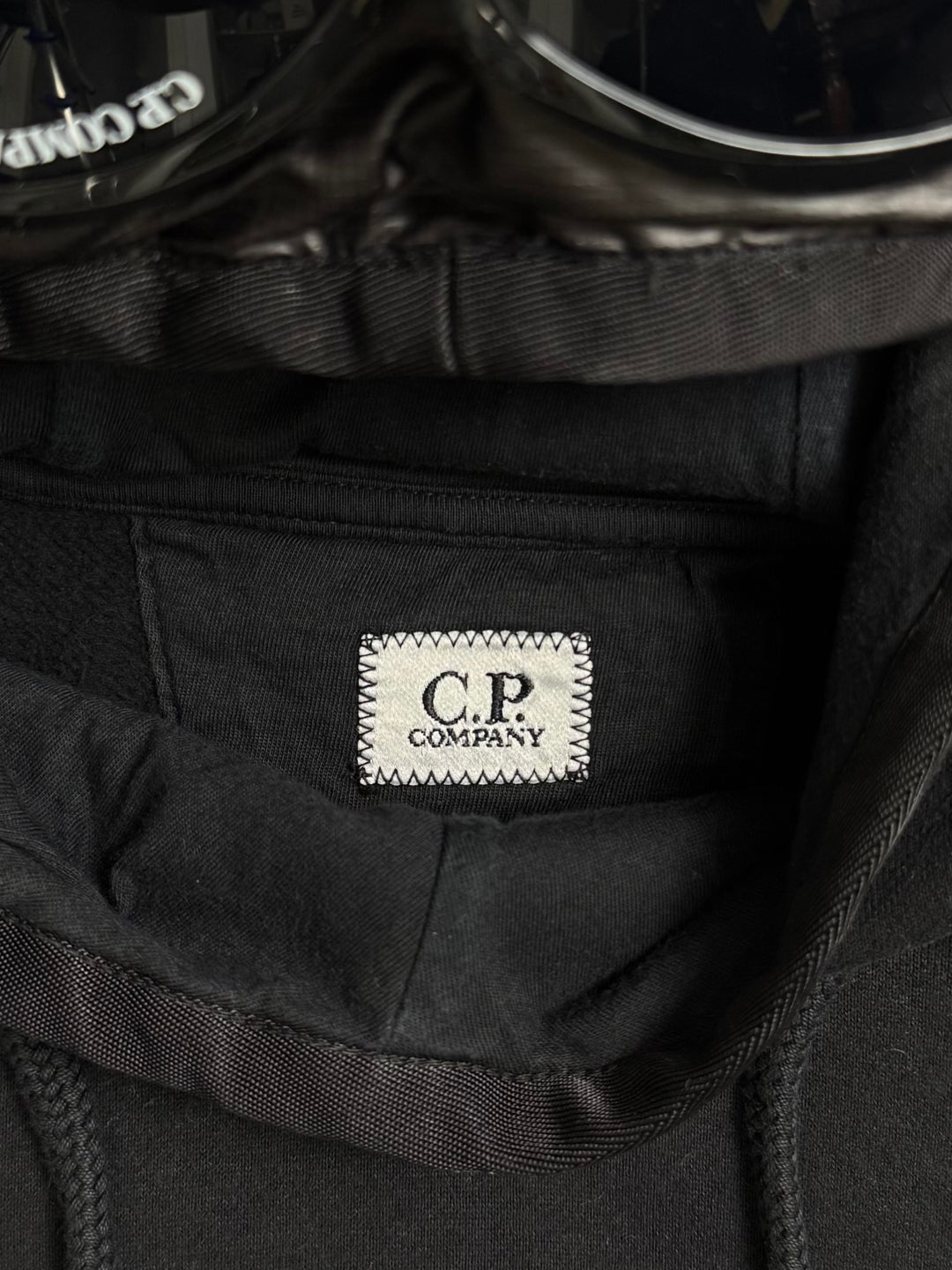 C.P. Company Diagonal Fleece 2/1 Goggle Hoodie