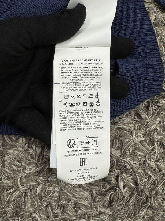Stone Island Maglione In Lana Collo Alto