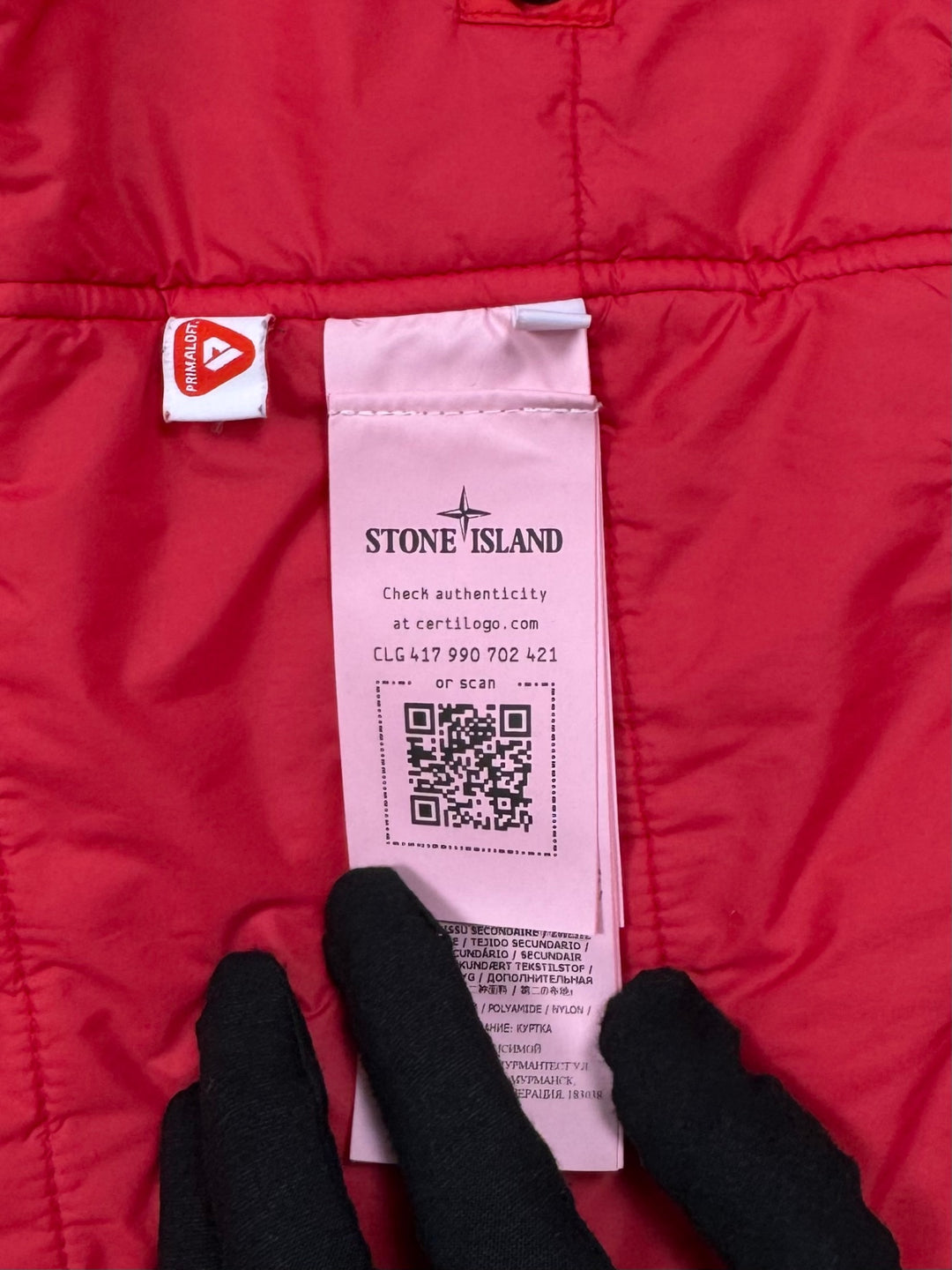 Stone Island Garment Dyed Crinkle Reps R-NY With Primaloft - TC