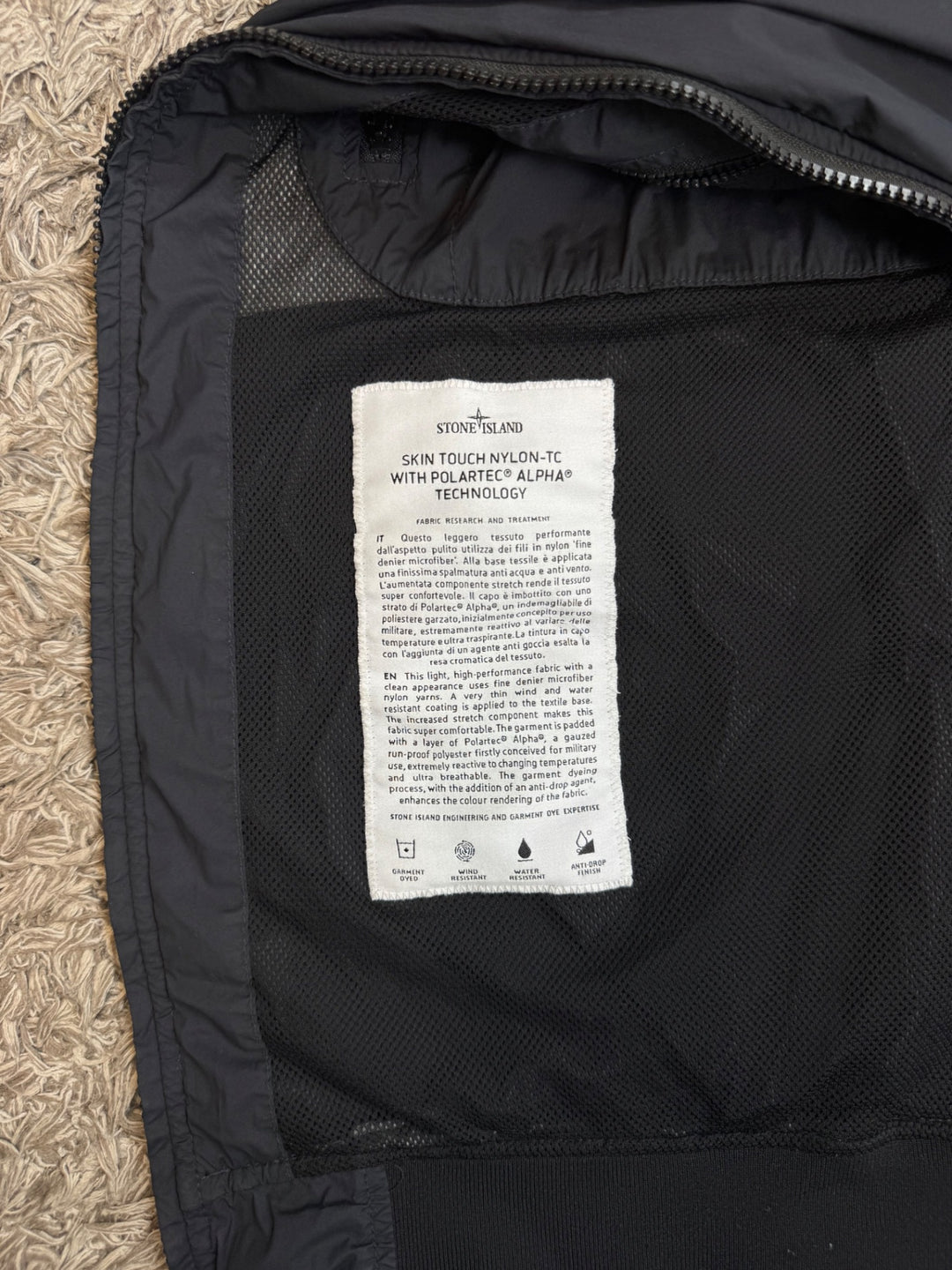Stone Island Skin Touch Nylon-TC With Polartec Alpha Tecnology