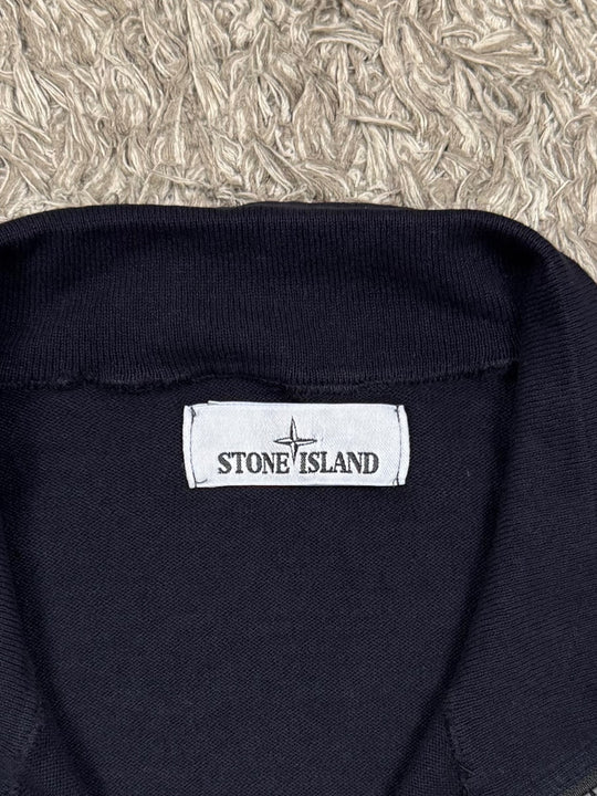 Stone Island Felpa Zip Cotone