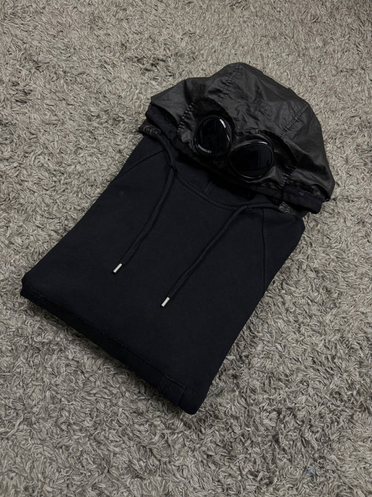 C.P. Company Diagonal Fleece 2/1 Goggle Hoodie
