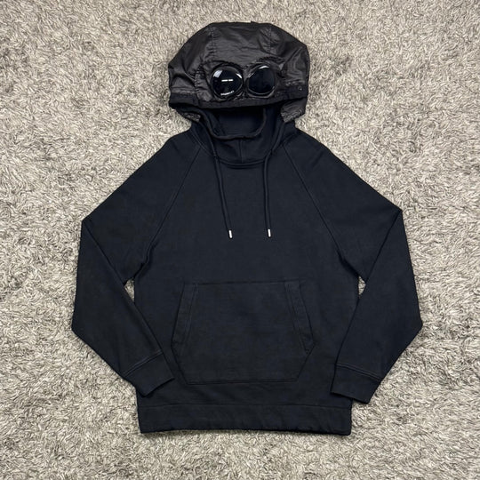 C.P. Company Diagonal Fleece 2/1 Goggle Hoodie