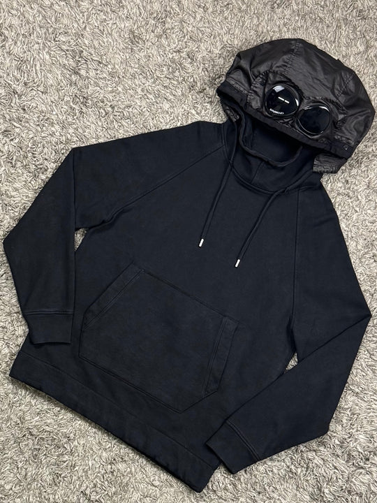 C.P. Company Diagonal Fleece 2/1 Goggle Hoodie