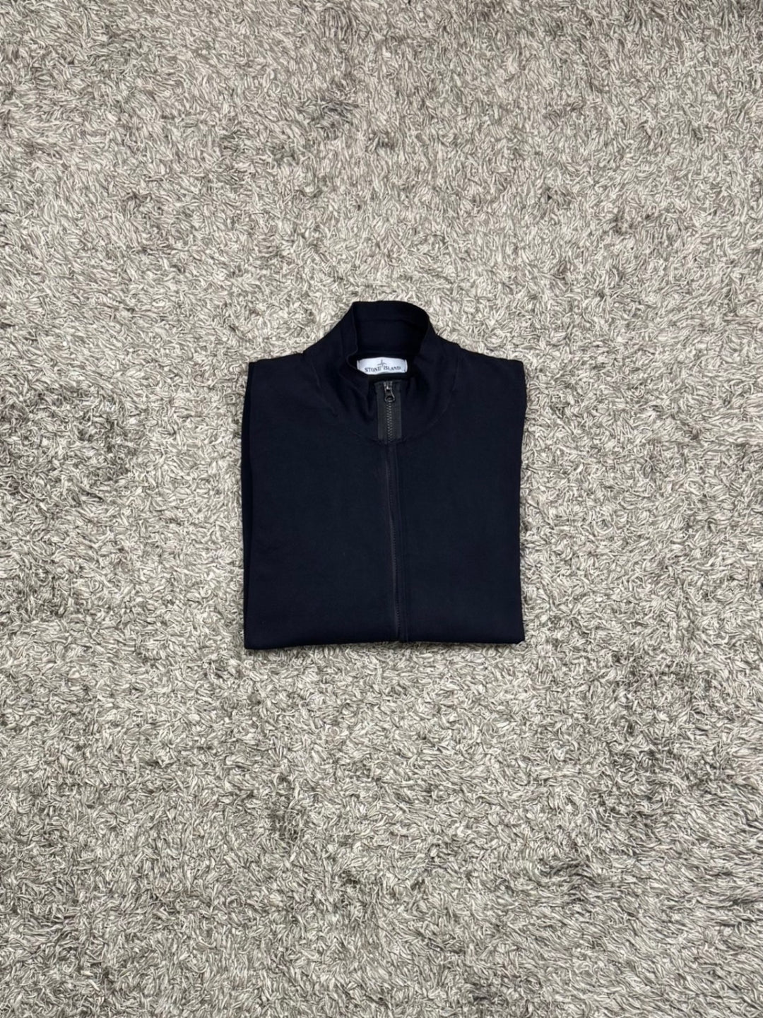 Stone Island Felpa Zip Cotone
