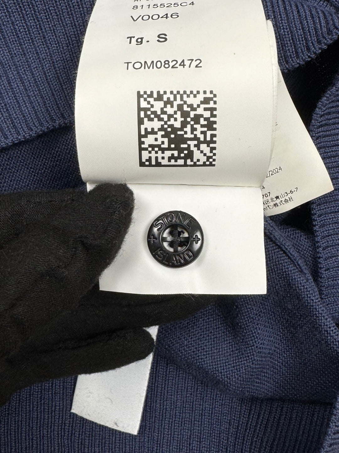 Stone Island Maglione In Lana Collo Alto
