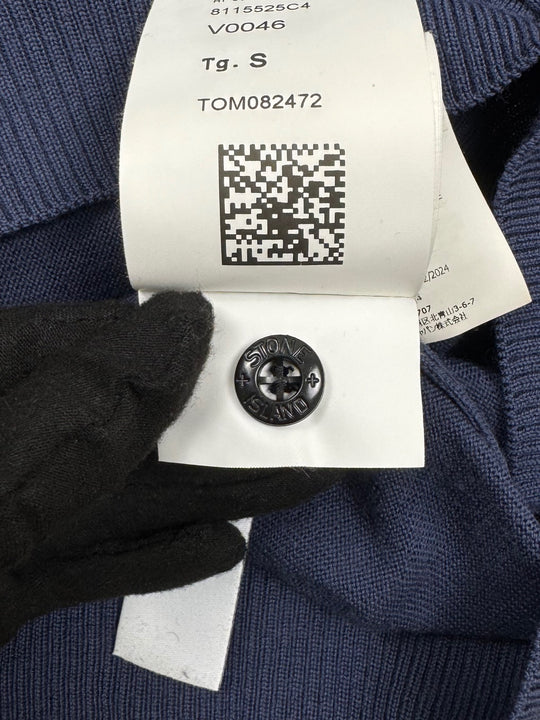 Stone Island Maglione In Lana Collo Alto