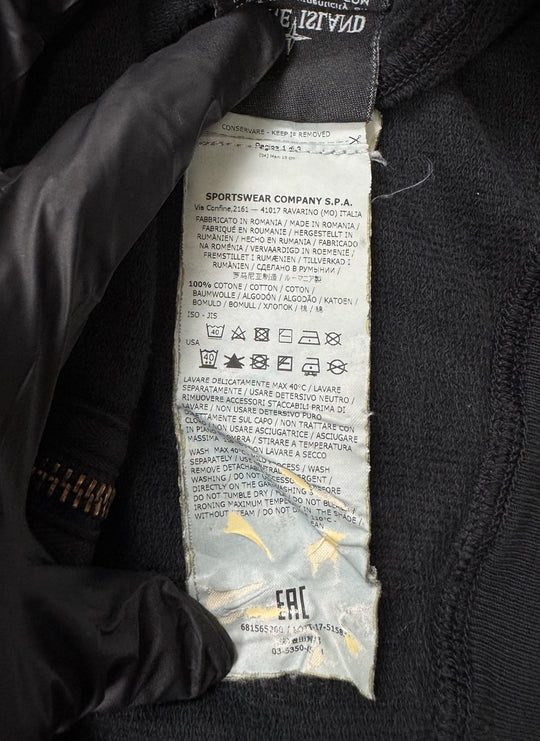 Stone Island felpa full zip con cappuccio