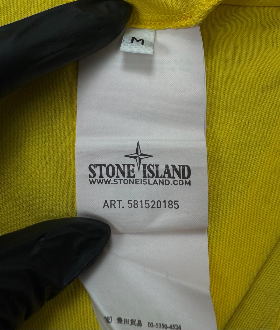 Stone Island t-shirt con stampa gommata
