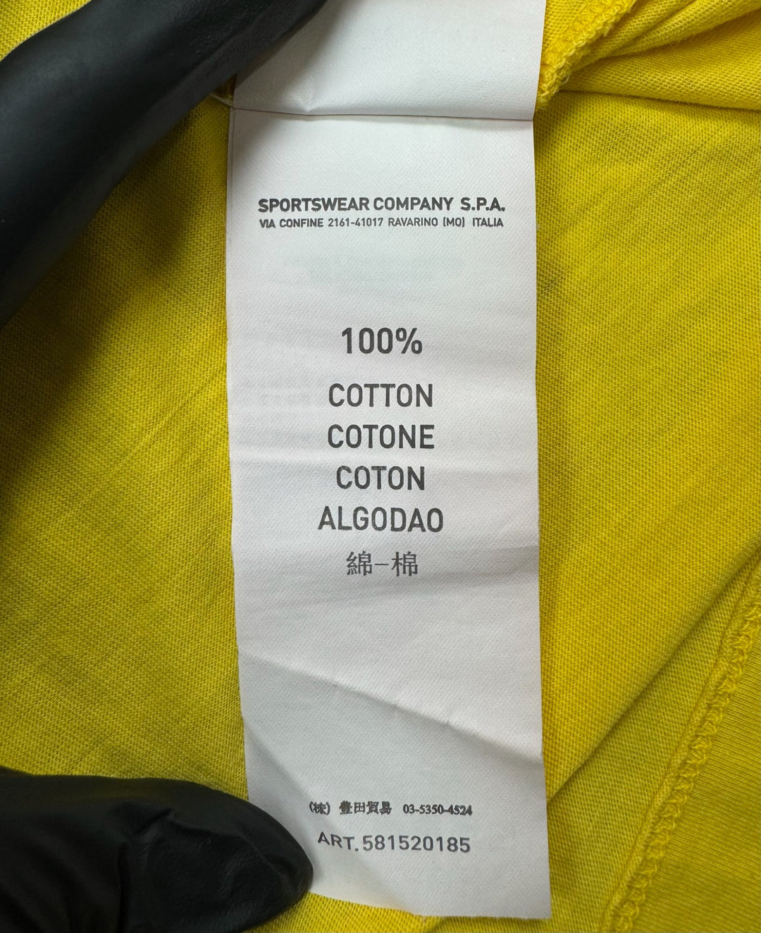 Stone Island t-shirt con stampa gommata