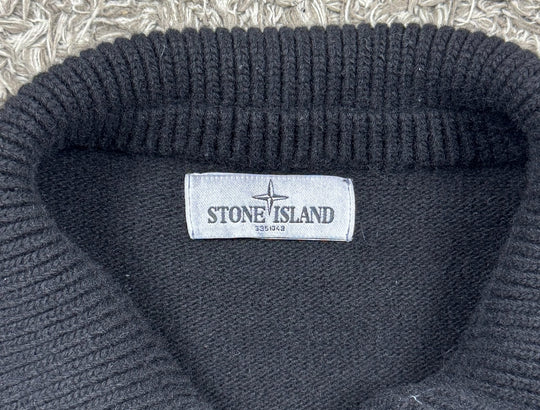 Stone Island maglione con zip e bottoni