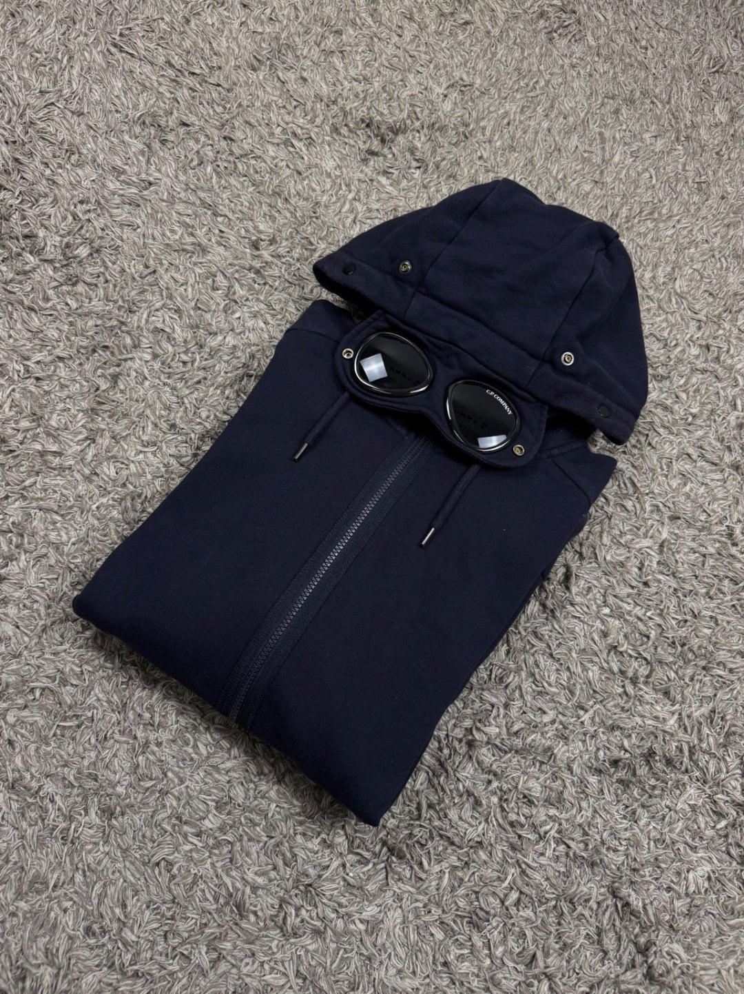 C.P. Company Diagonal Raised Fleece Goggle Hoodie