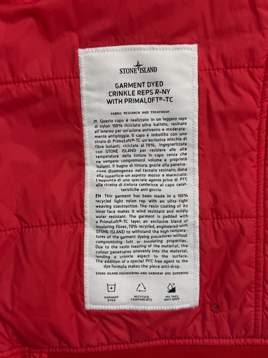 Stone Island Garment Dyed Crinkle Reps R-NY With Primaloft - TC