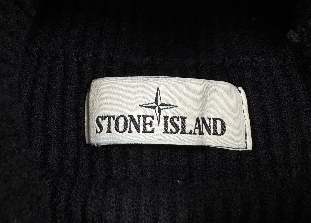Stone Island maglione dolcevita a coste