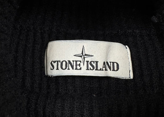 Stone Island maglione dolcevita a coste