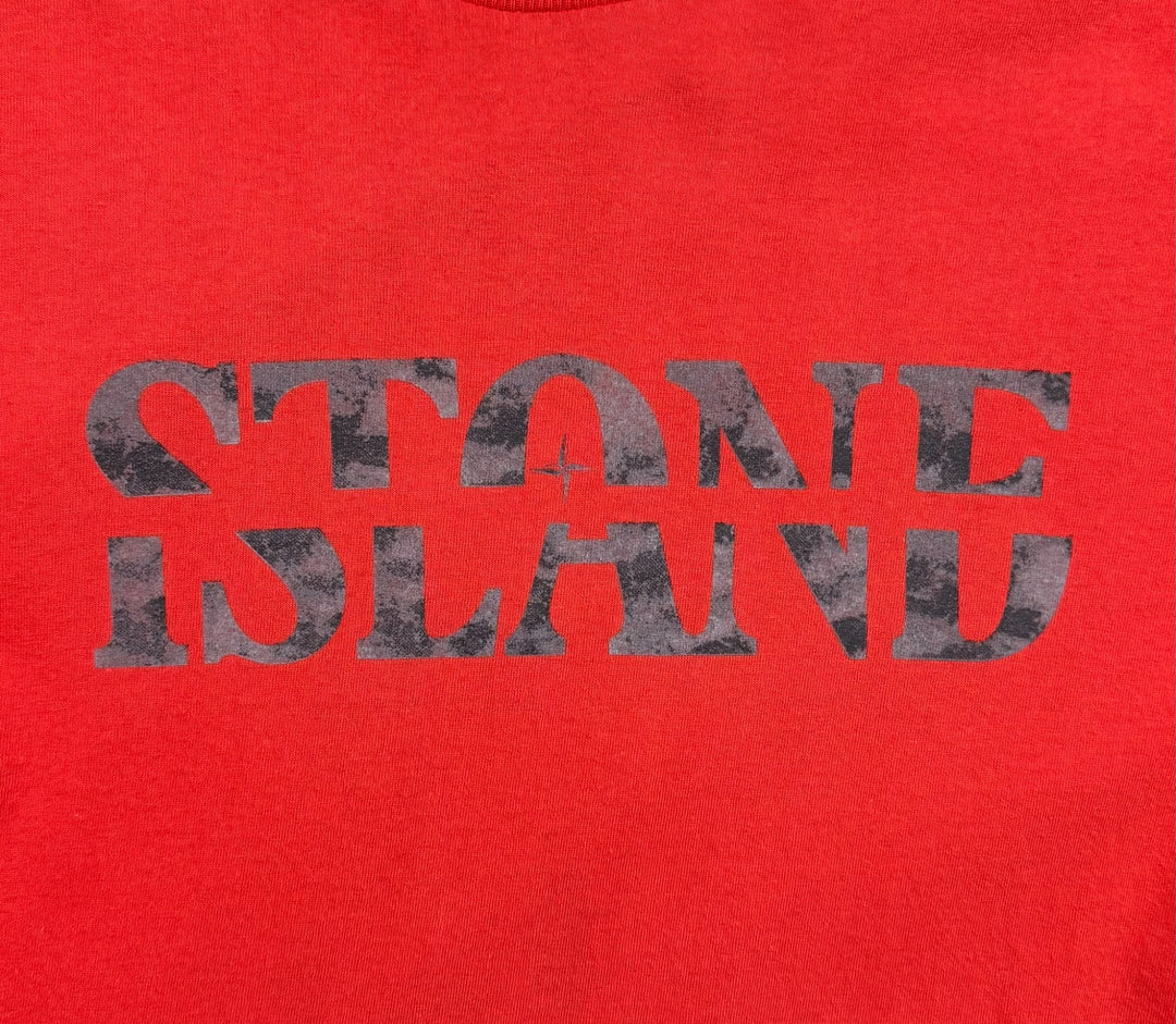 Stone Island t-shirt con scritta