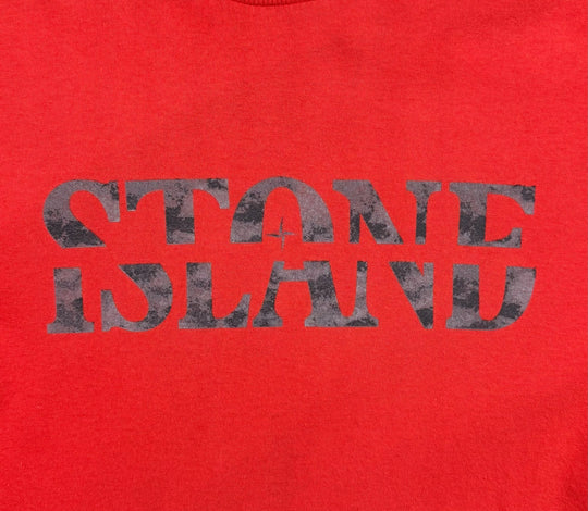 Stone Island t-shirt con scritta