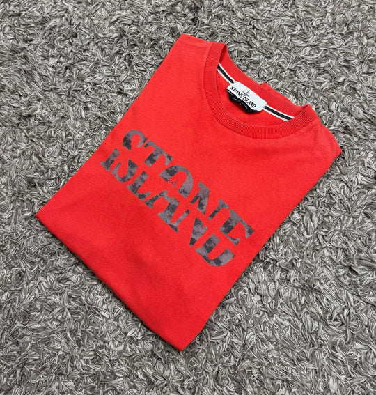 Stone Island t-shirt con scritta