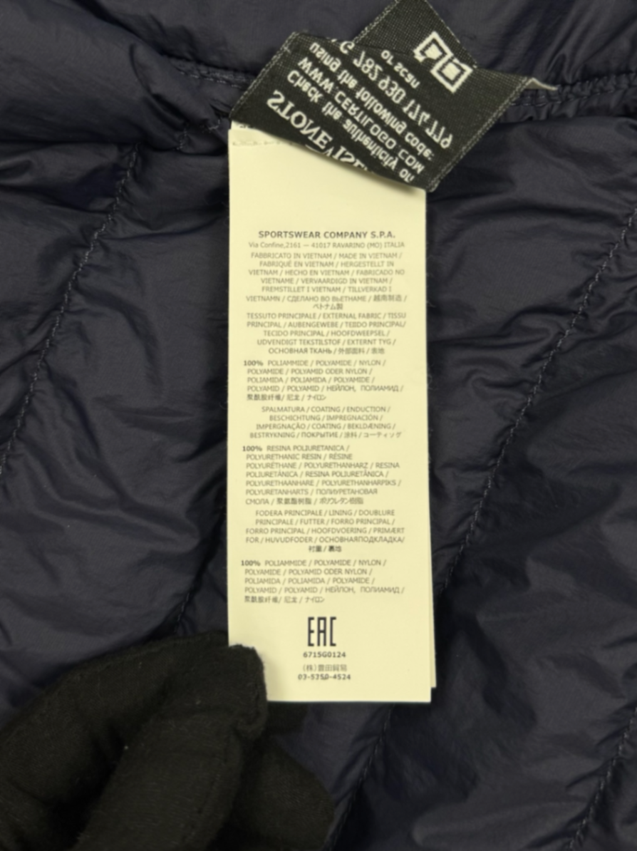 Stone Island Garment Dyed Micro Yarn Down