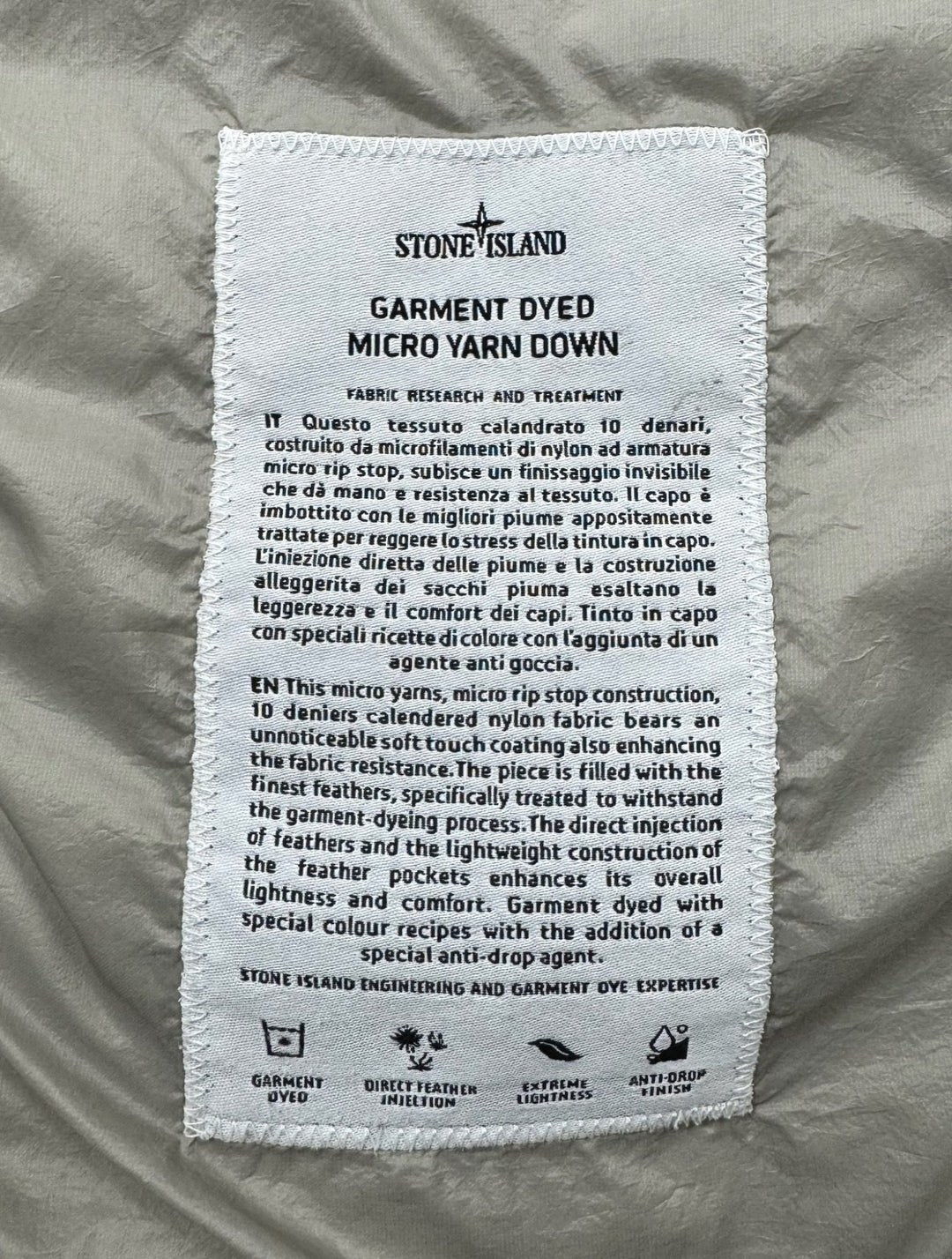 Stone Island Garment Dyed