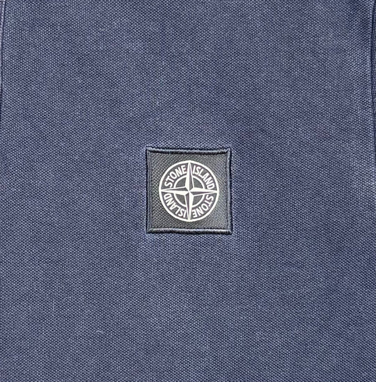 Stone Island Polo Dettagli Bianchi