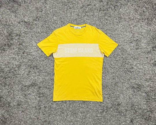 Stone Island t-shirt con stampa gommata