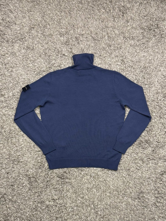 Stone Island Maglione In Lana Collo Alto