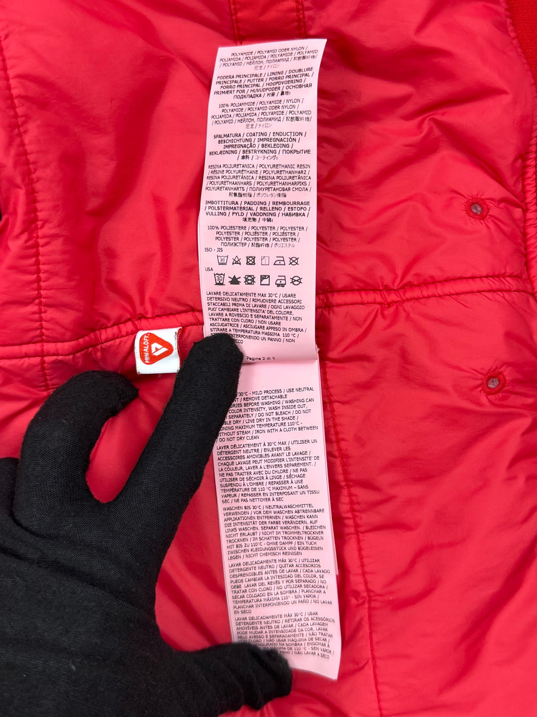Stone Island Garment Dyed Crinkle Reps R-NY With Primaloft - TC