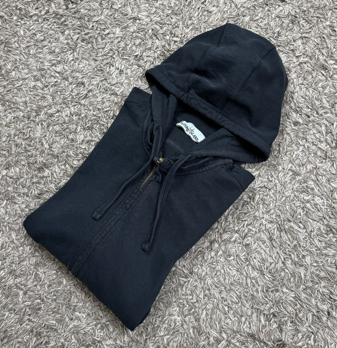 Stone Island felpa full zip con cappuccio