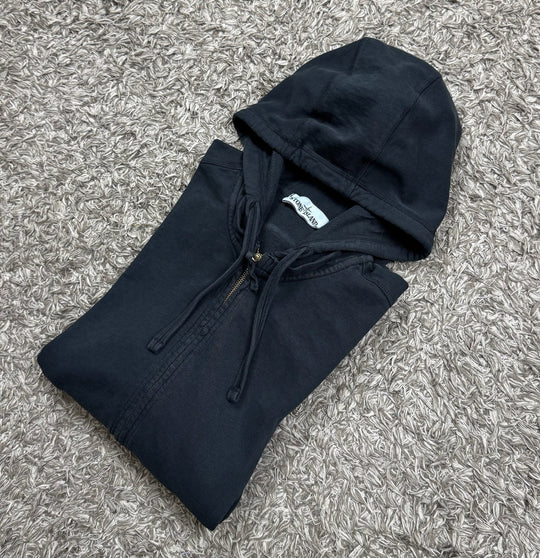 Stone Island felpa full zip con cappuccio