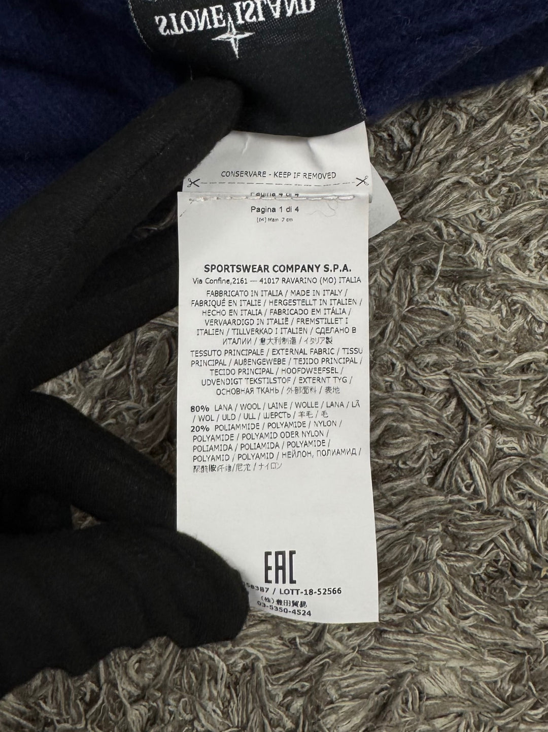 Stone Island Maglione Lana