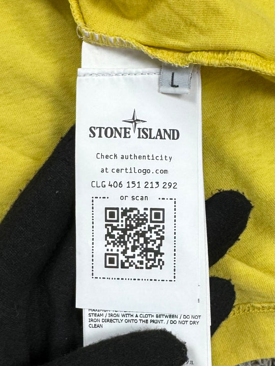 Stone Island T-shirt Stampa Posteriore