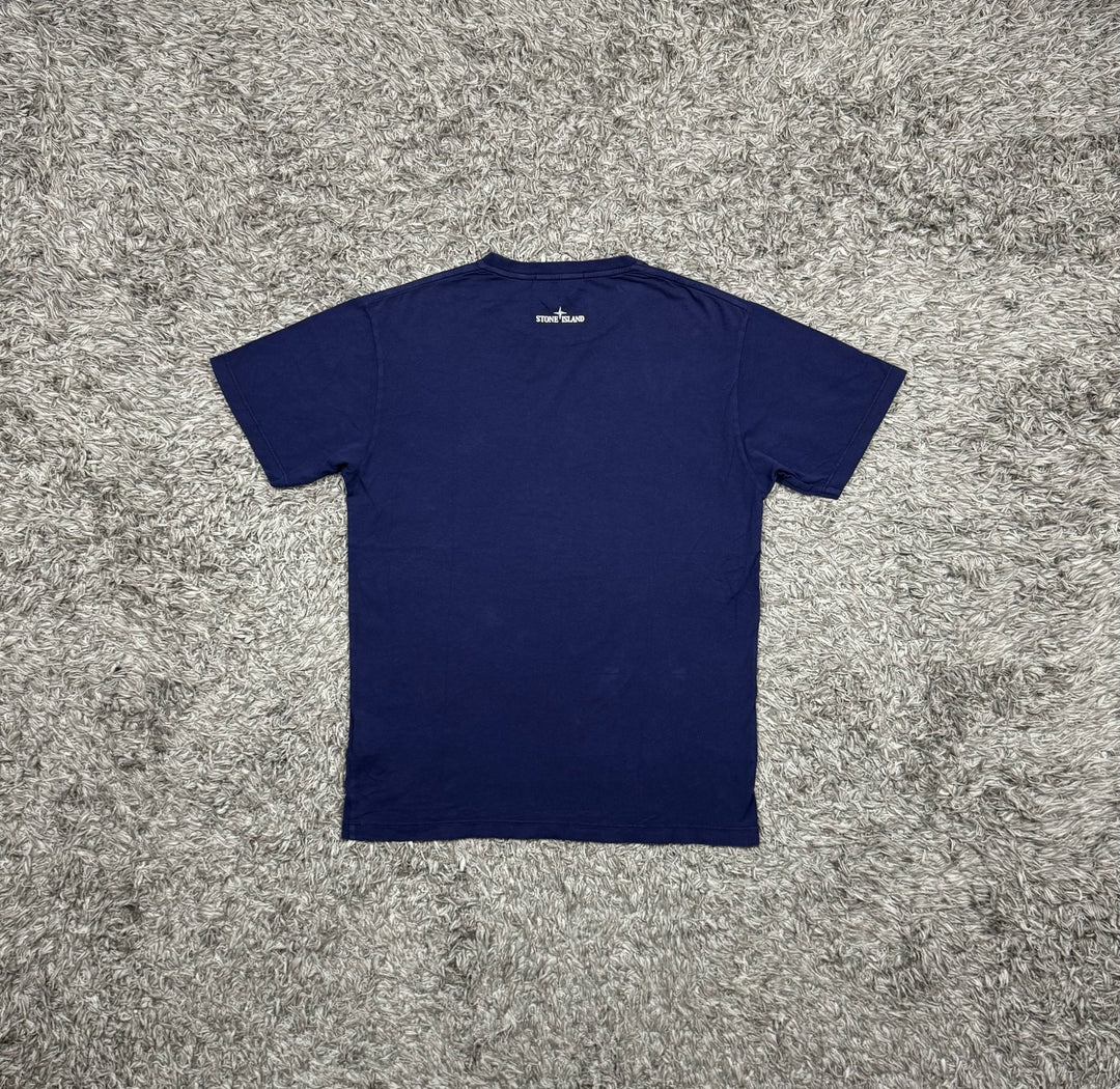 Stone Island T-shirt con stampa laterale