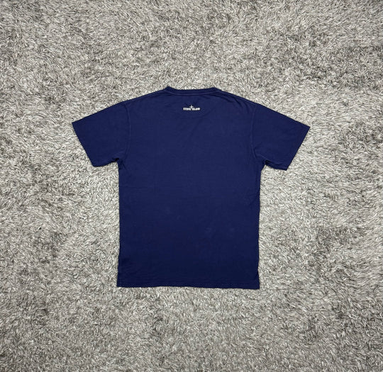 Stone Island T-shirt con stampa laterale