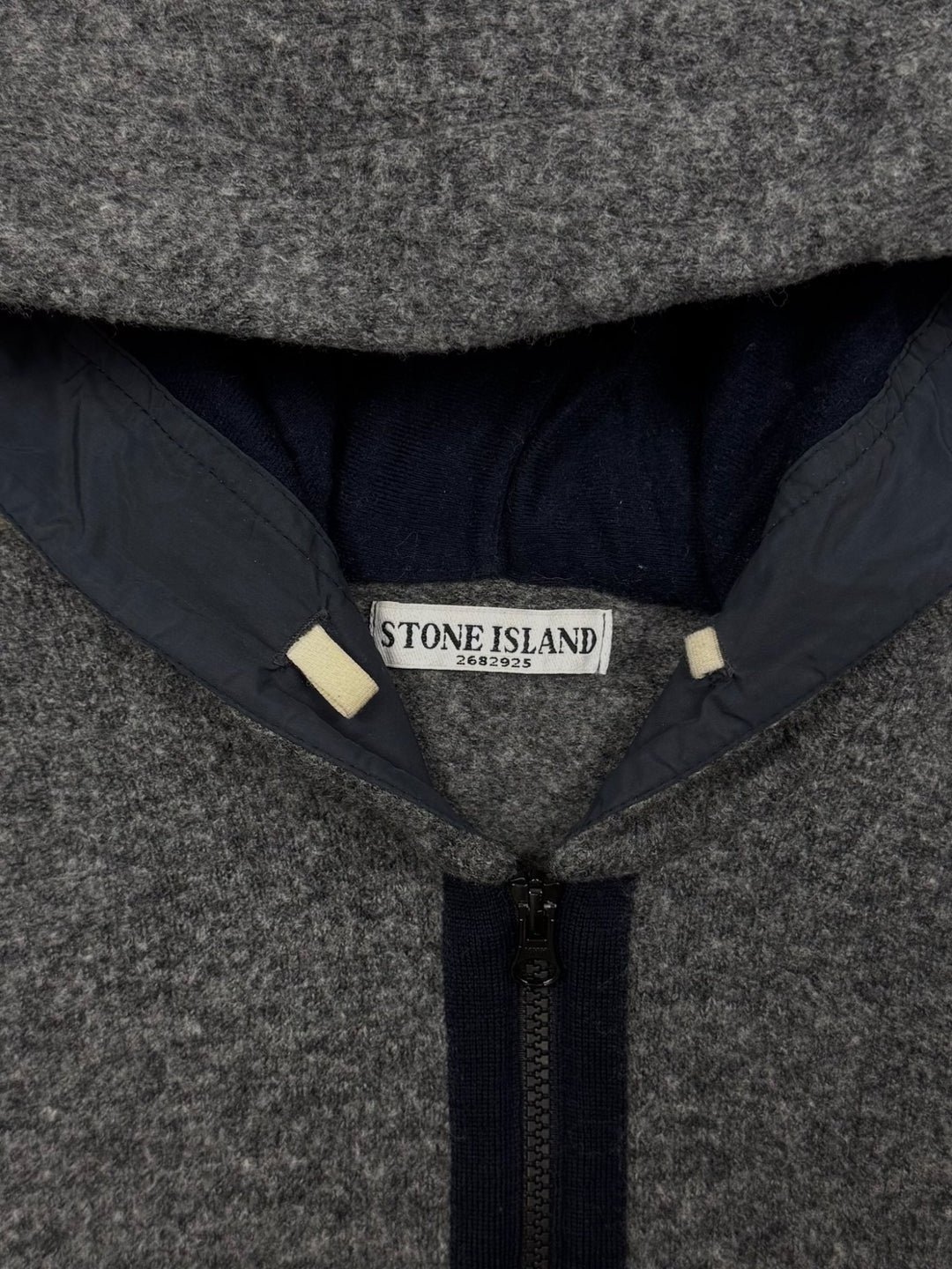 Stone Island felpa con zip e cappuccio