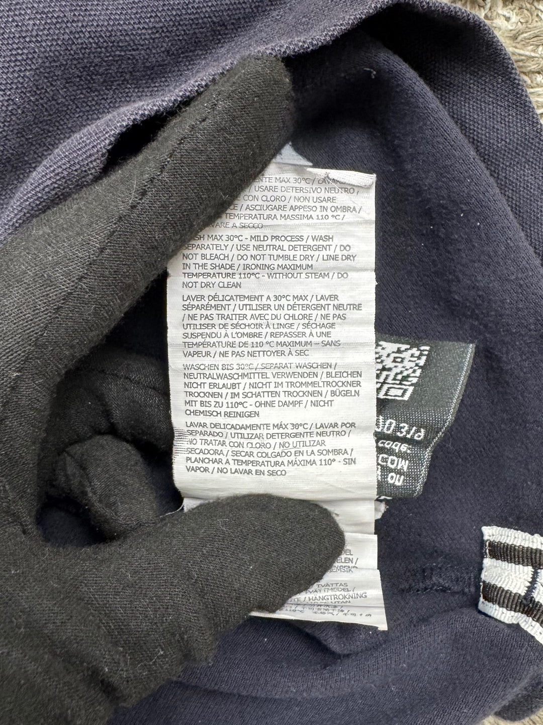 Stone Island Polo Dettagli Bianchi