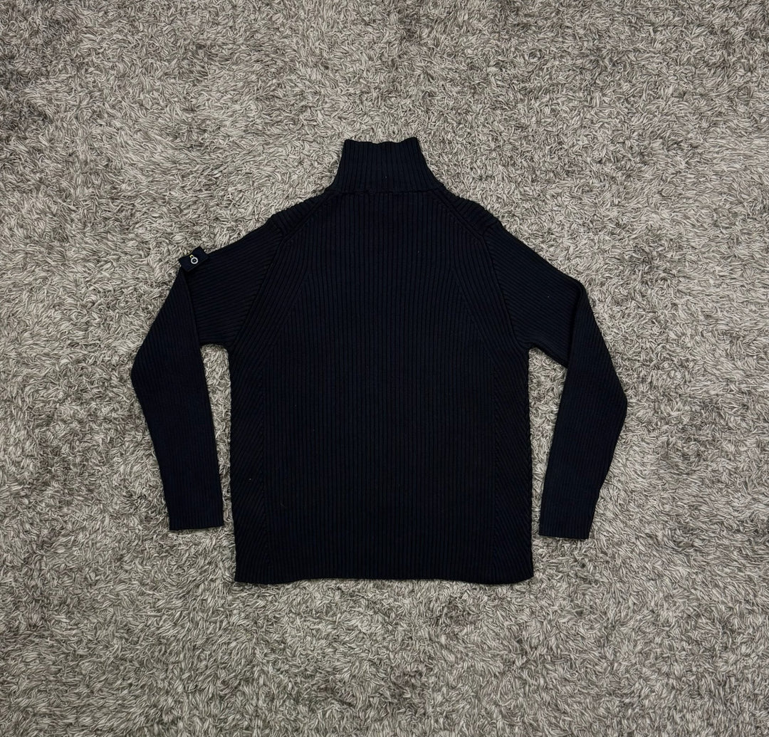 Stone Island maglione in cotone full zip