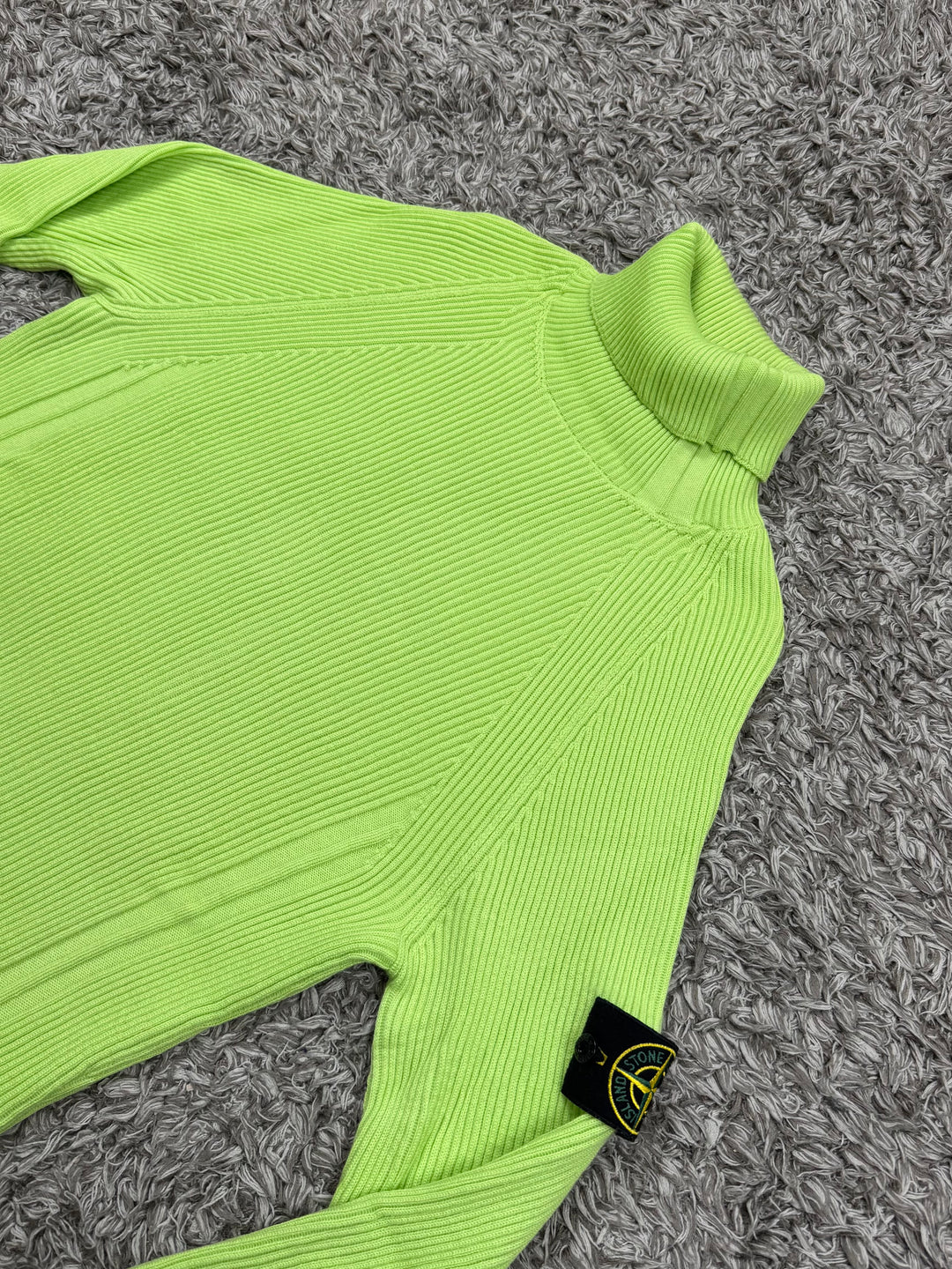 Stone Island maglione lana collo alto
