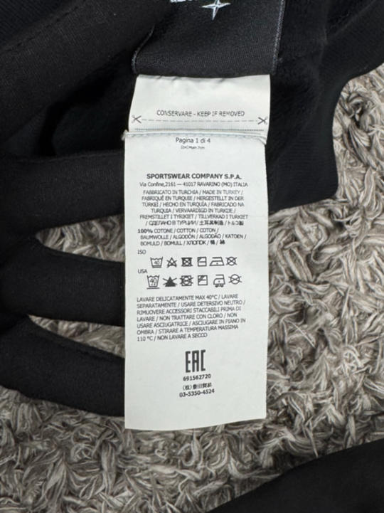 Stone Island Felpa Girocollo