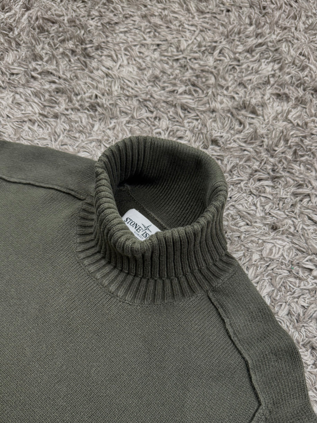 Stone Island maglione dolcevita in cotone