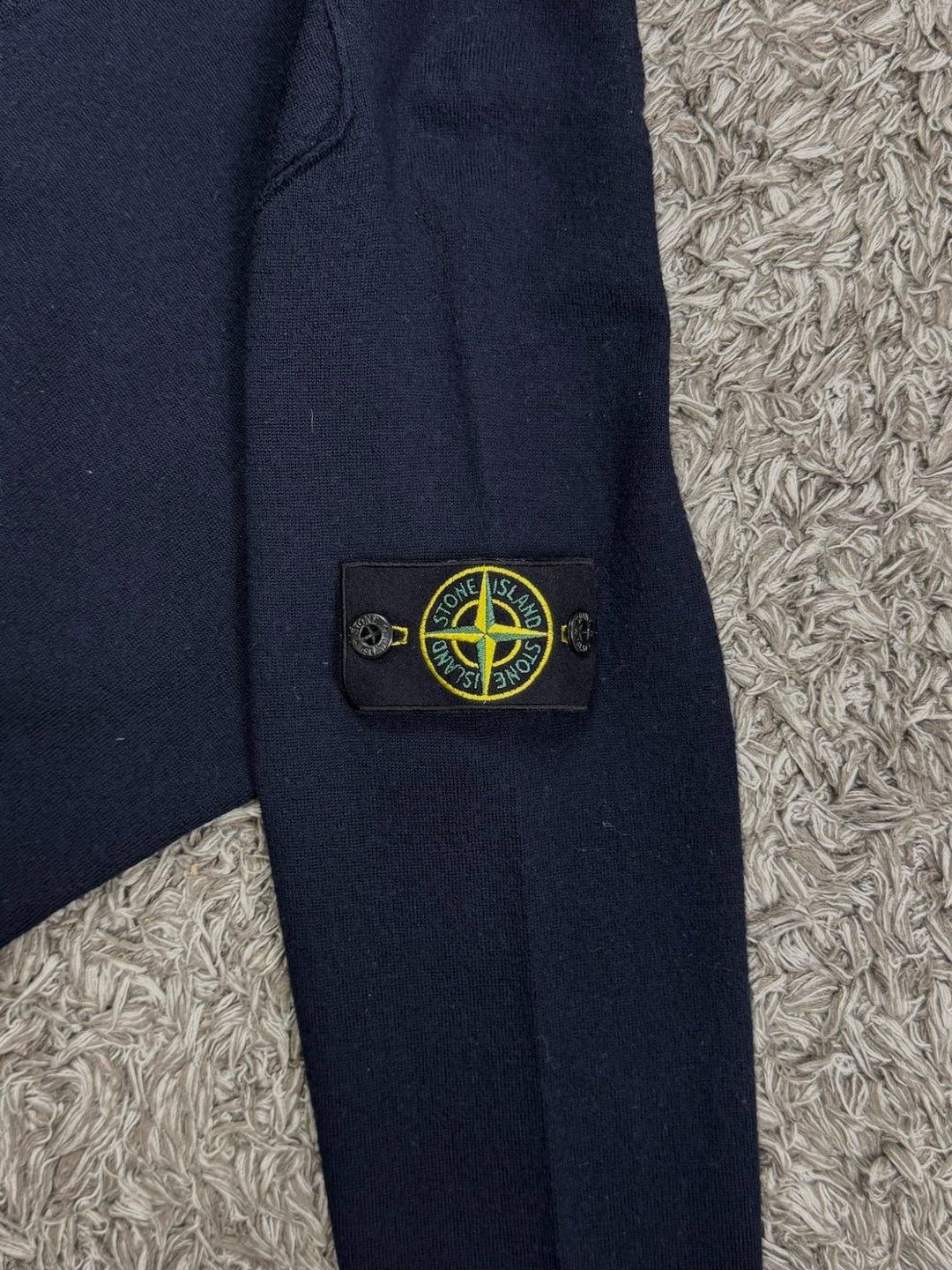 Stone Island maglione in lana half zip