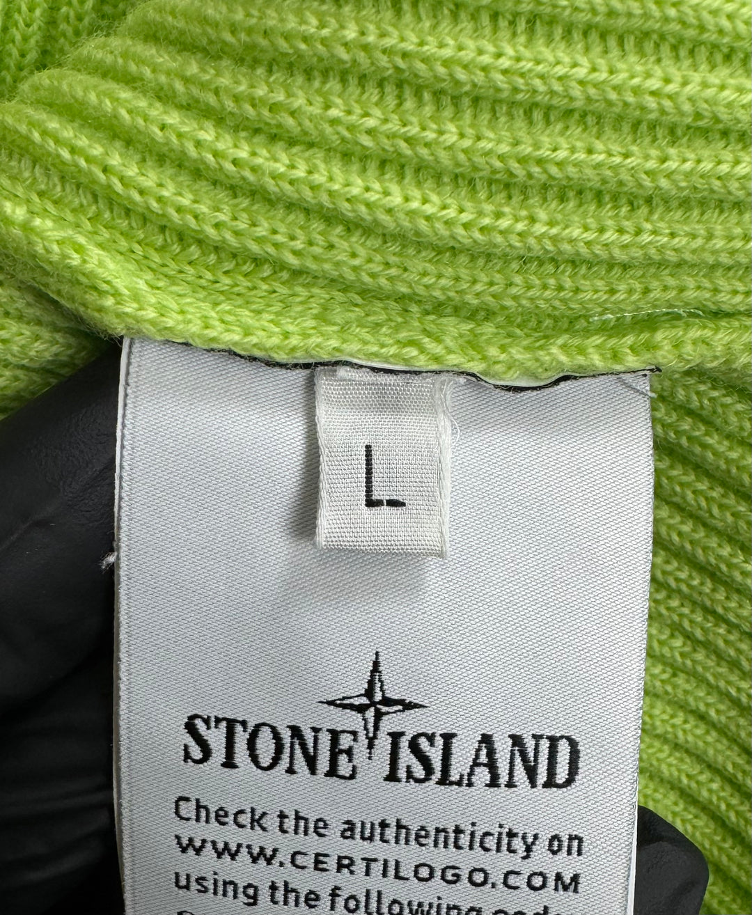 Stone Island maglione lana collo alto